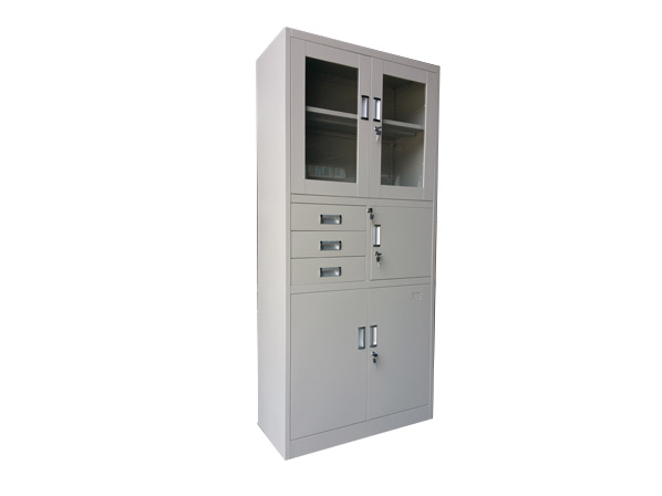 Steel File Cabinet with Safe Box