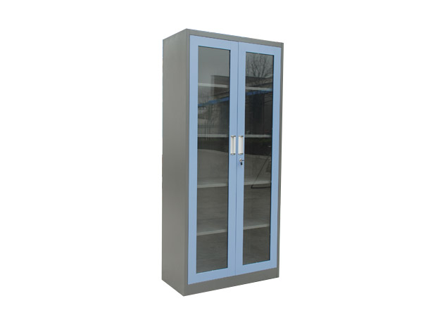 Steel Glass Door Cabinet