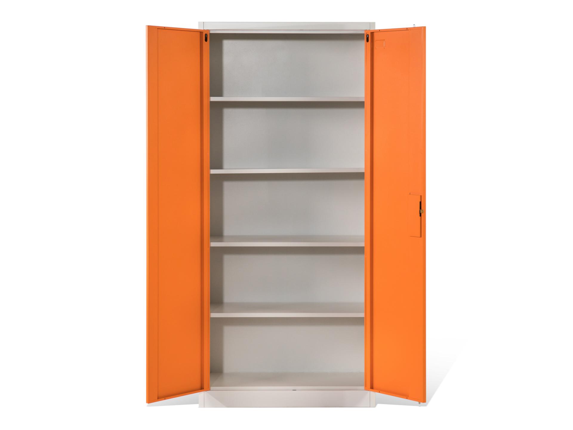 metal bookcase