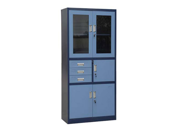 blue cabinet